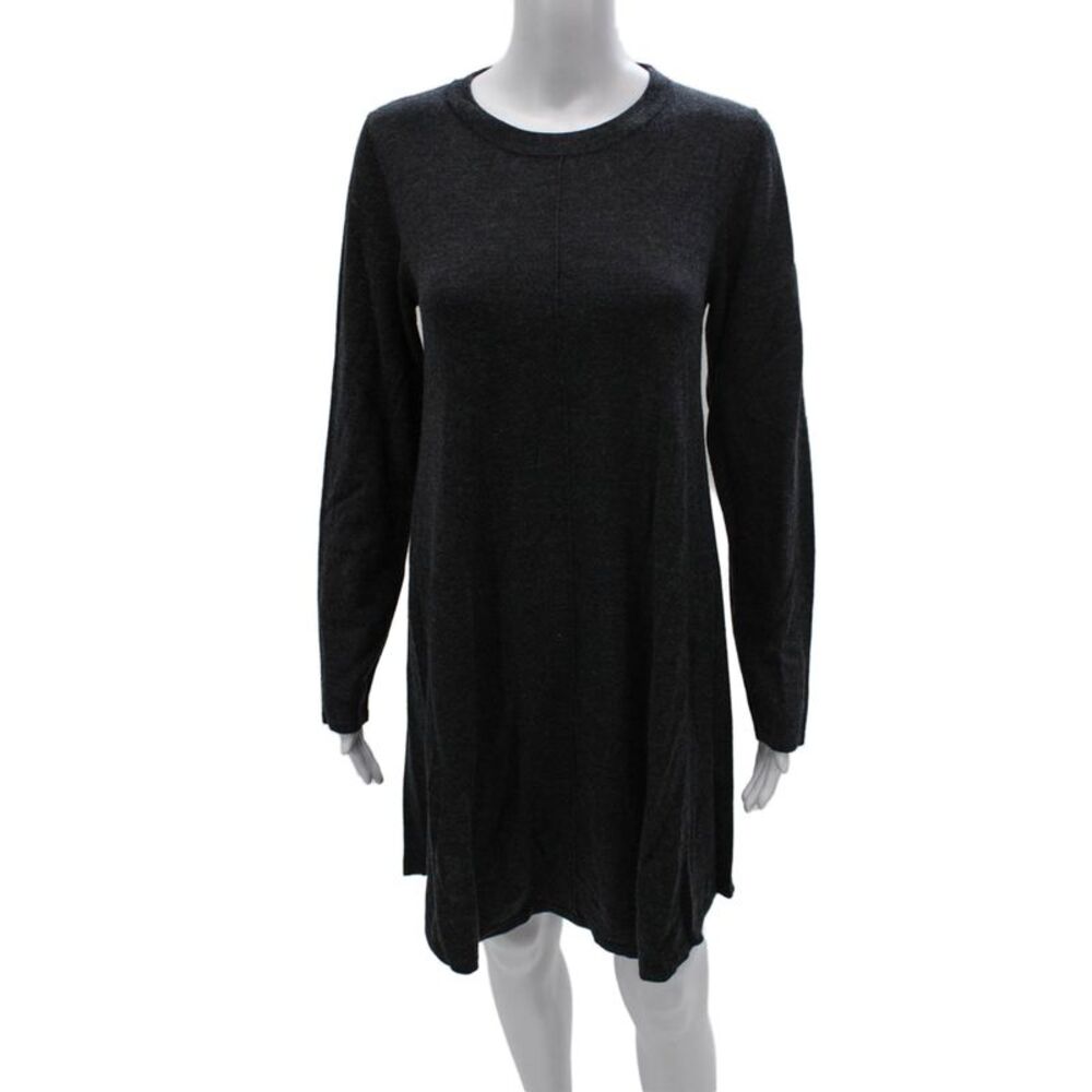 Repeat Womens Sweater Dress Gray Wool Long Sleeve Size XS